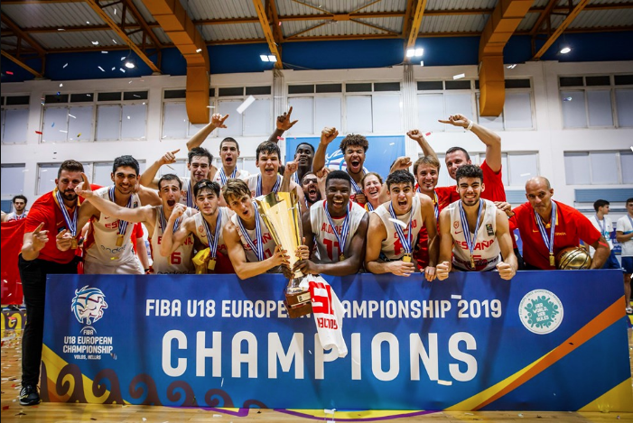 Medalla de oro para España en el Europeo u18